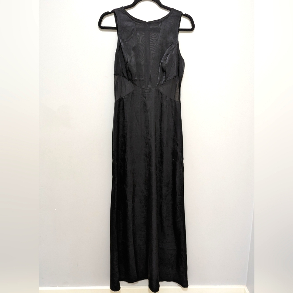 High neck gown